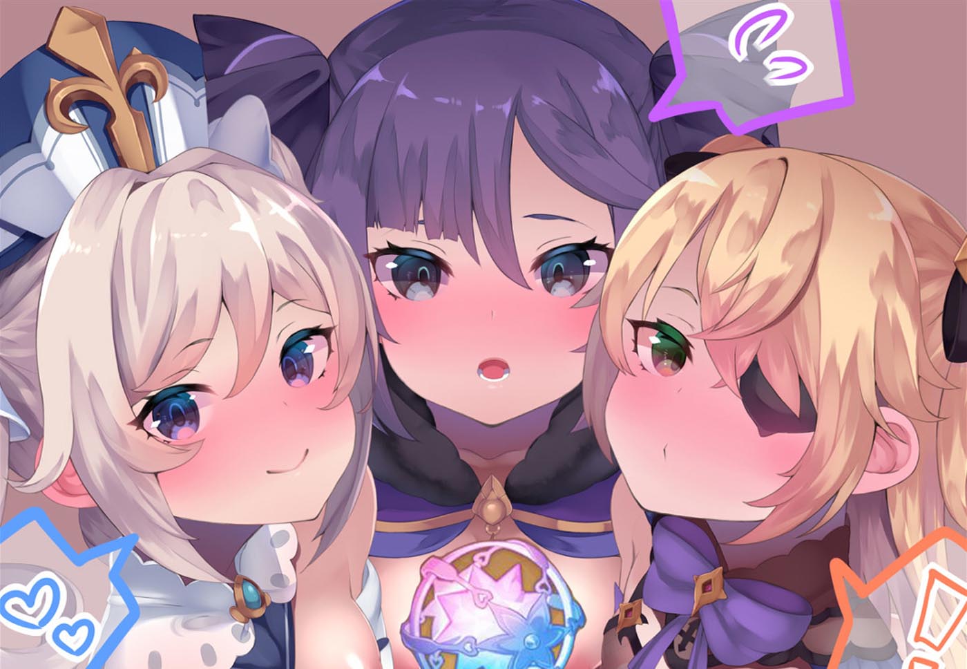 美少女同人图#Xman晚安原神【211121】