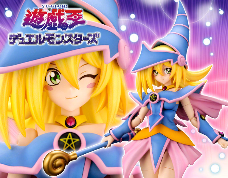 手办模型：寿屋《游戏王》“黑魔导女孩”  可动拼装模型