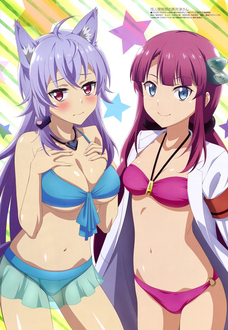 新番动画美少女版权绘「Megami MAGAZINE」2022年2月号