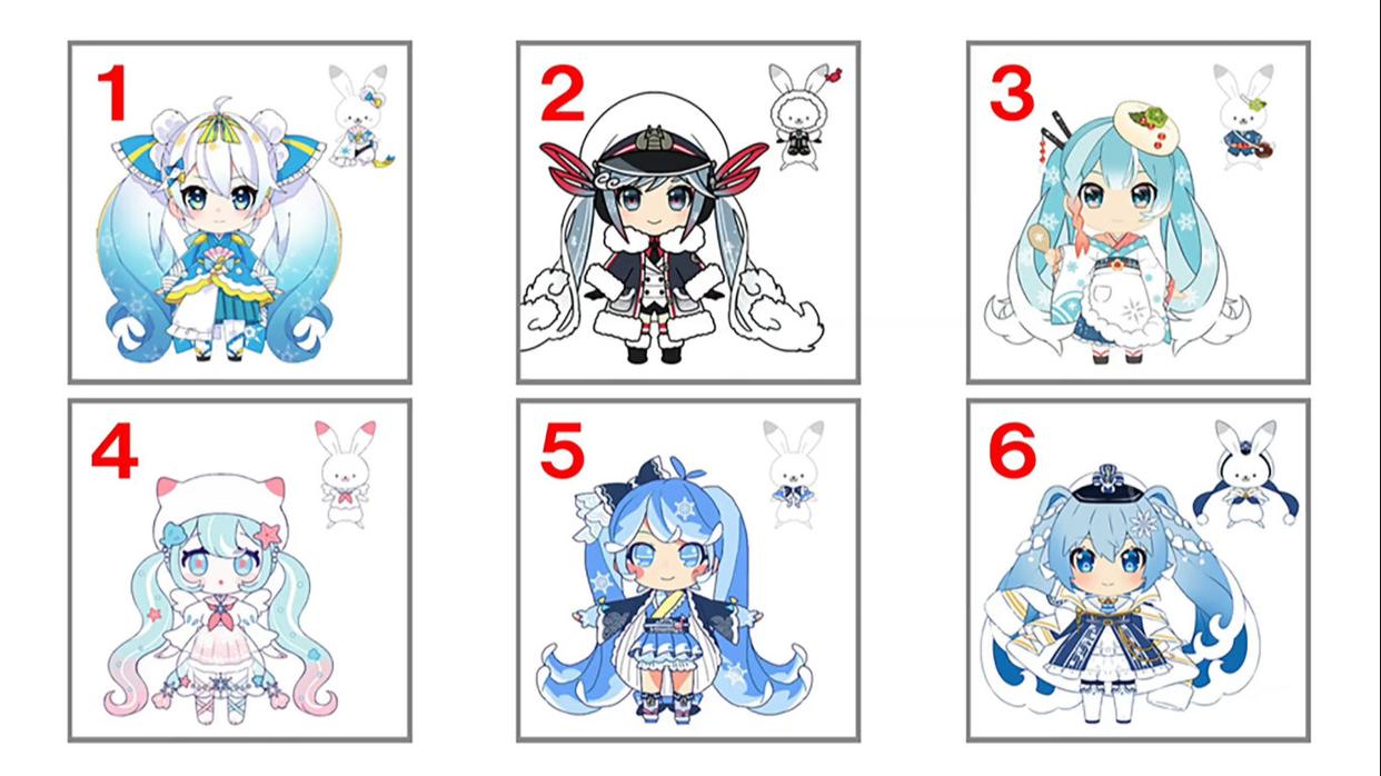 2022年“雪初音” 官方视觉图公开 