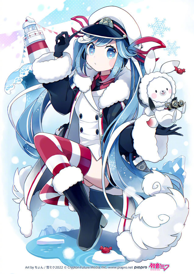 2022年“雪初音” 官方视觉图公开 
