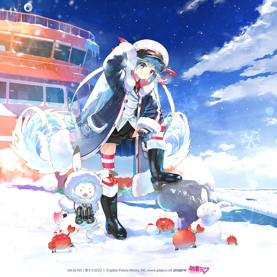 2022年“雪初音” 官方视觉图公开 