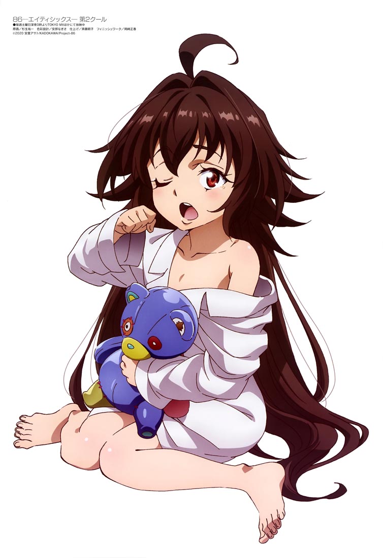 新番动画美少女版权绘「Megami MAGAZINE」2022年1月号