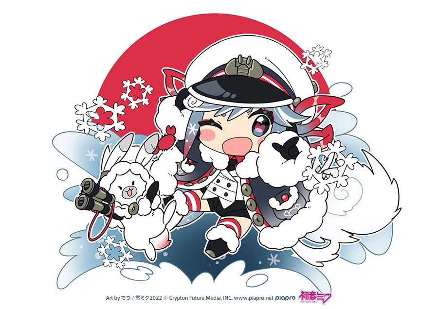 2022年“雪初音” 官方视觉图公开 