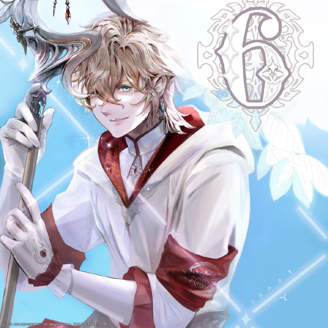 《最终幻想14：晓月之终焉》上线倒计时官方插画