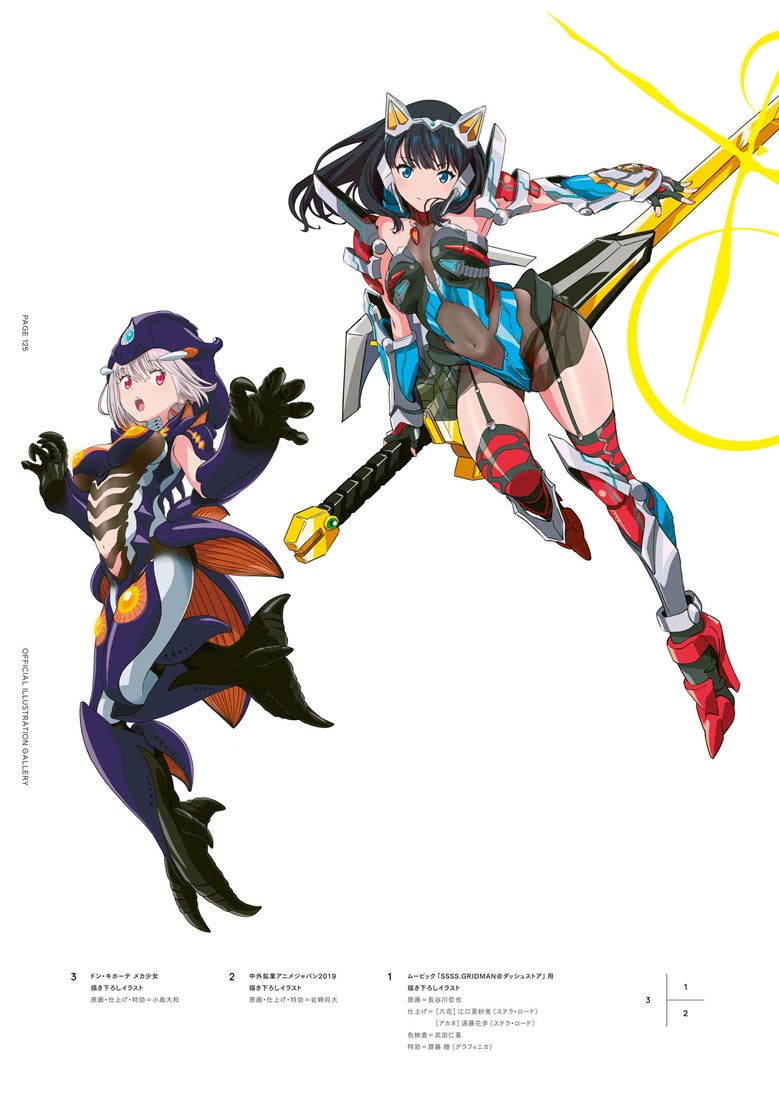 精美画集：【SSSS.电光机王&古利特 女主角档案集】