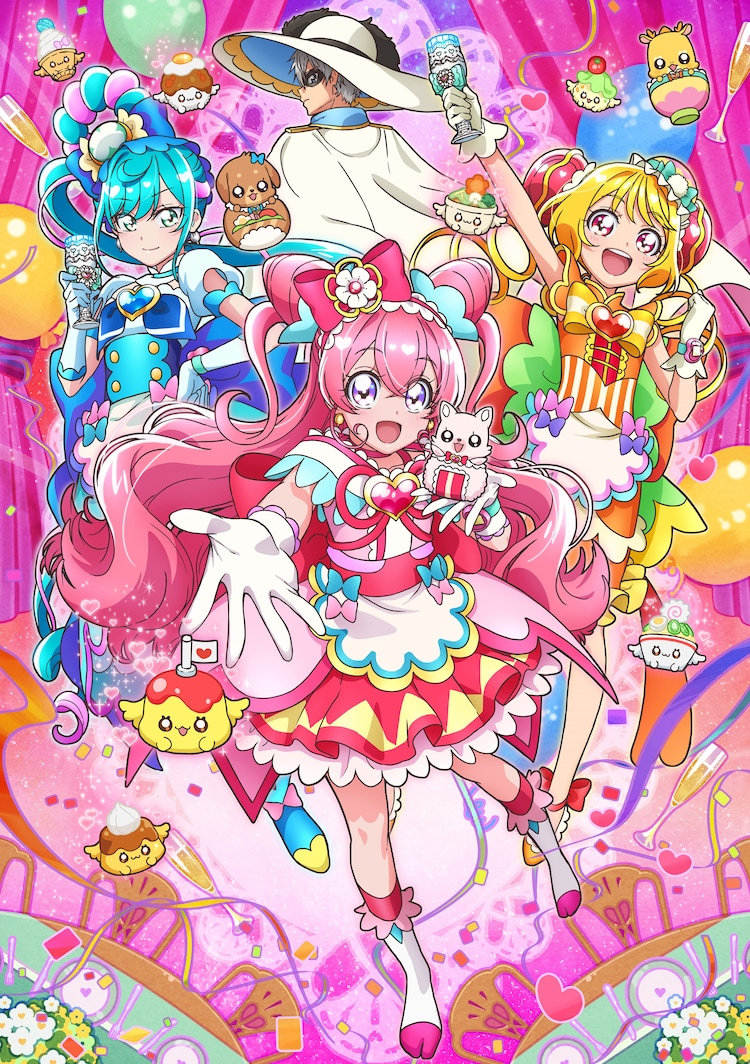 “光美”系列第19作《Delicious Party♡光之美少女》视觉图公开，2月6日开播
