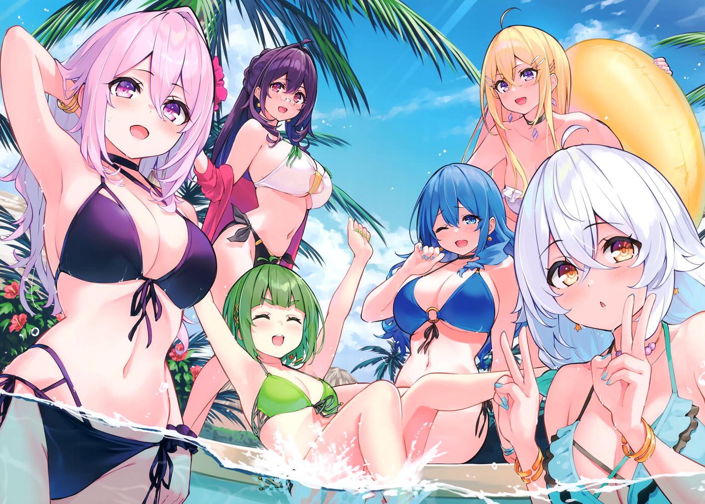 二次元泳装画集：UCHINOKO BIKINI 6 （C99）【緋仙カエデ 】