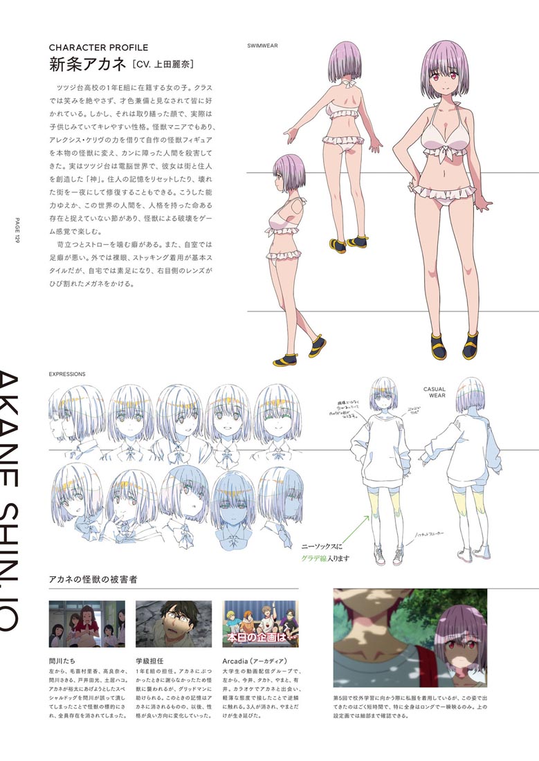 精美画集：【SSSS.电光机王&古利特 女主角档案集】