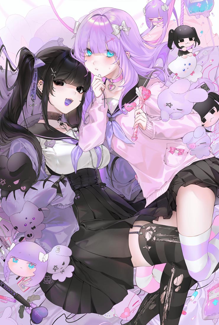 精美插画：地雷系美少女【画师：unxxi】