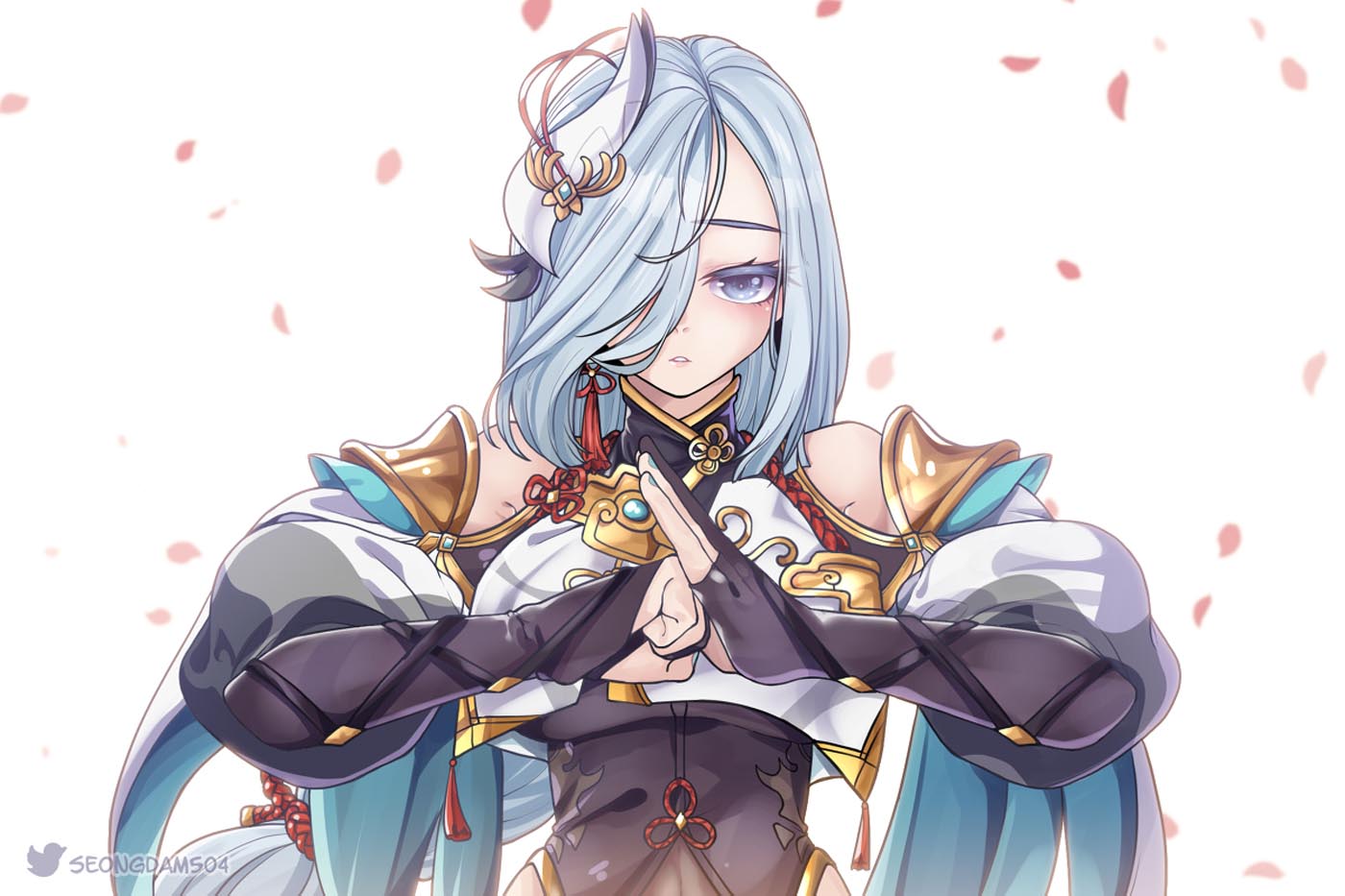 P站原神插画#午安【220222】