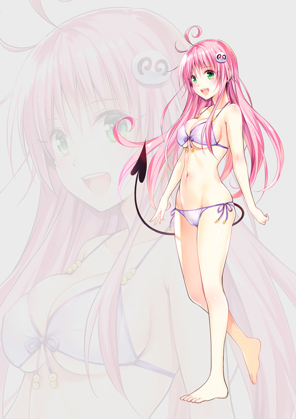 矢吹健太朗《出包王女》泳装插画合集