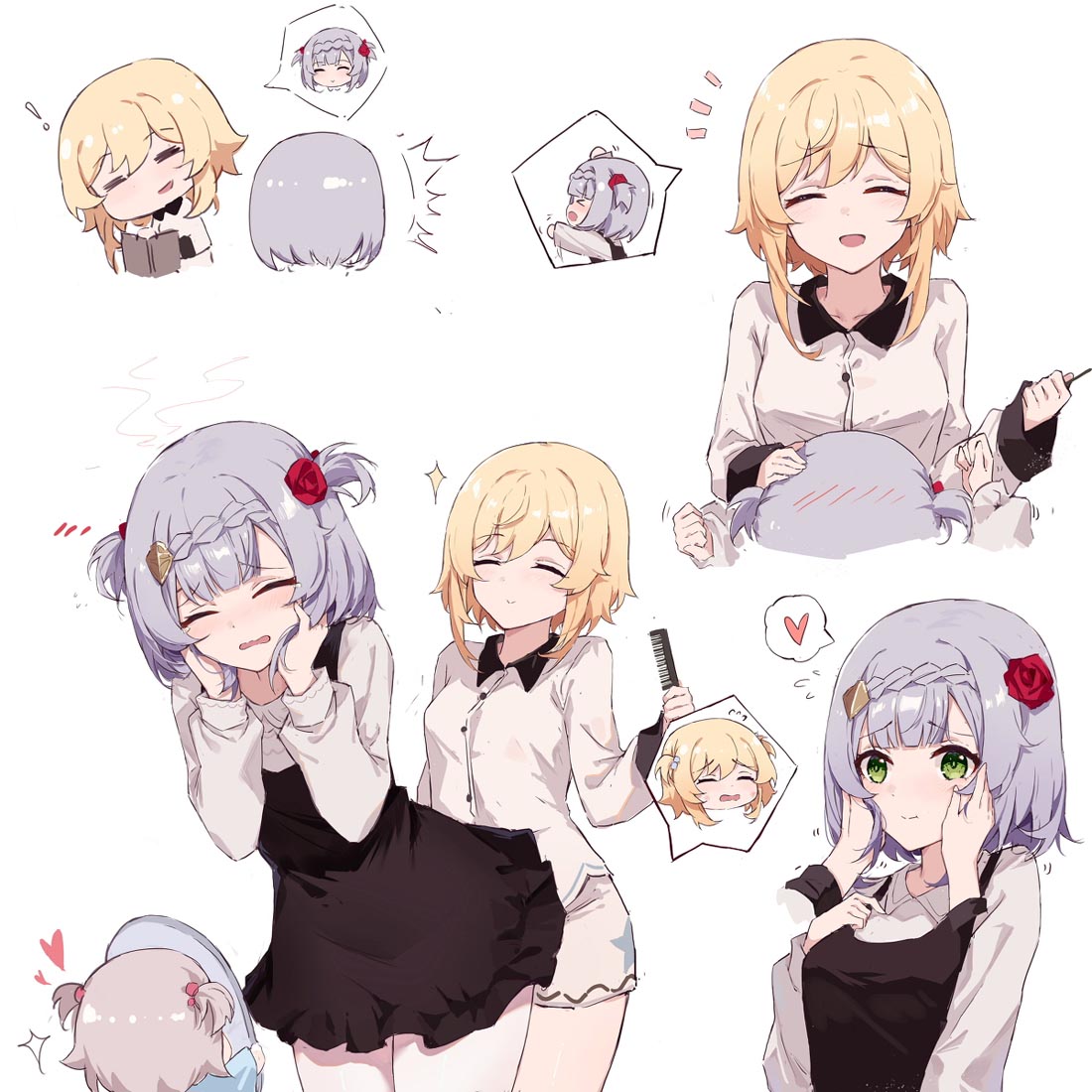 P站原神插画#午安【220222】