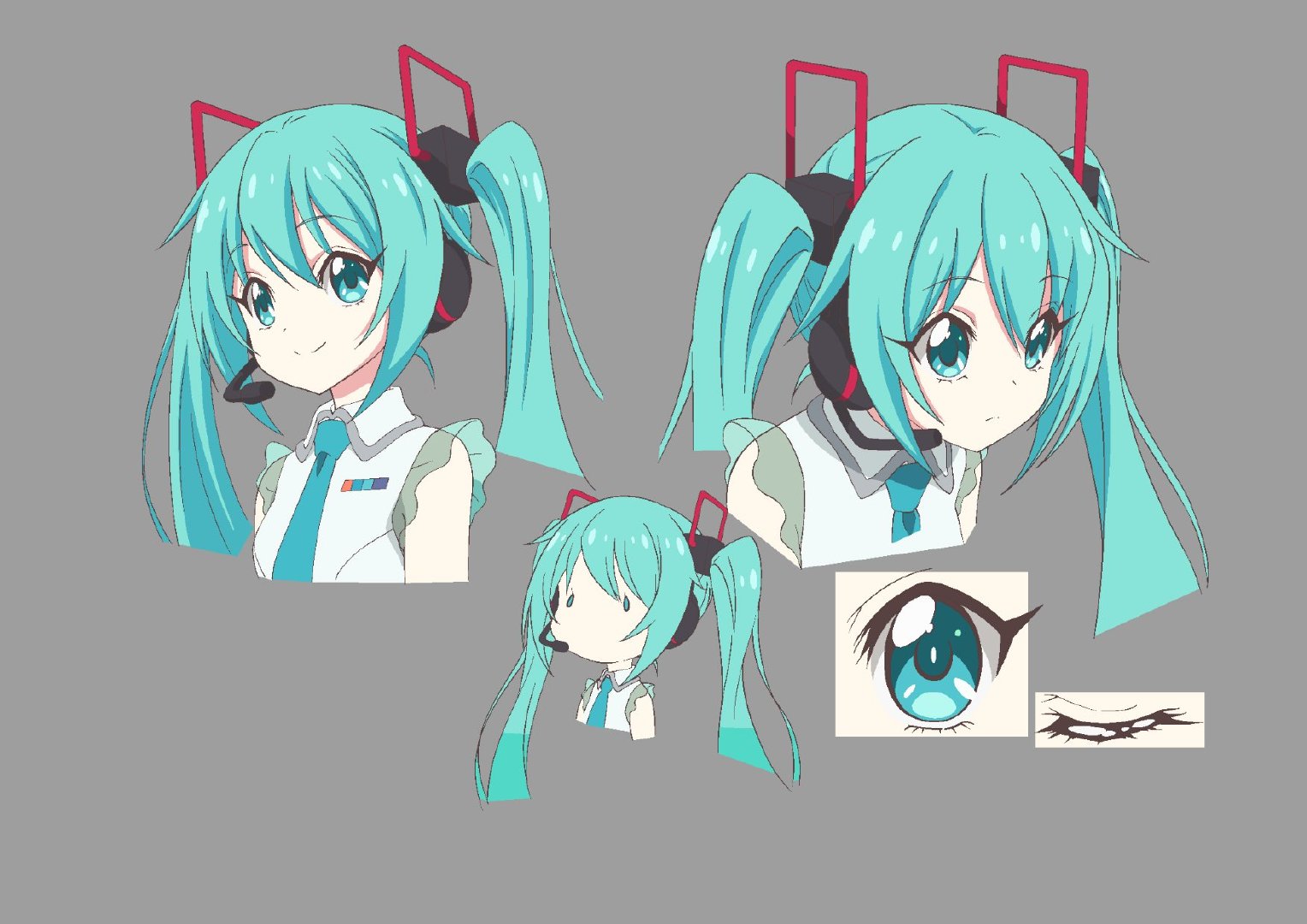 TV动画《邪神与厨二病少女X》新视觉图公开，“初音未来”客串