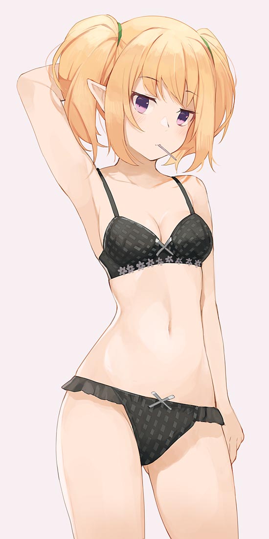 每日好图：二次元美少女内衣②【 画师：ヒロき】