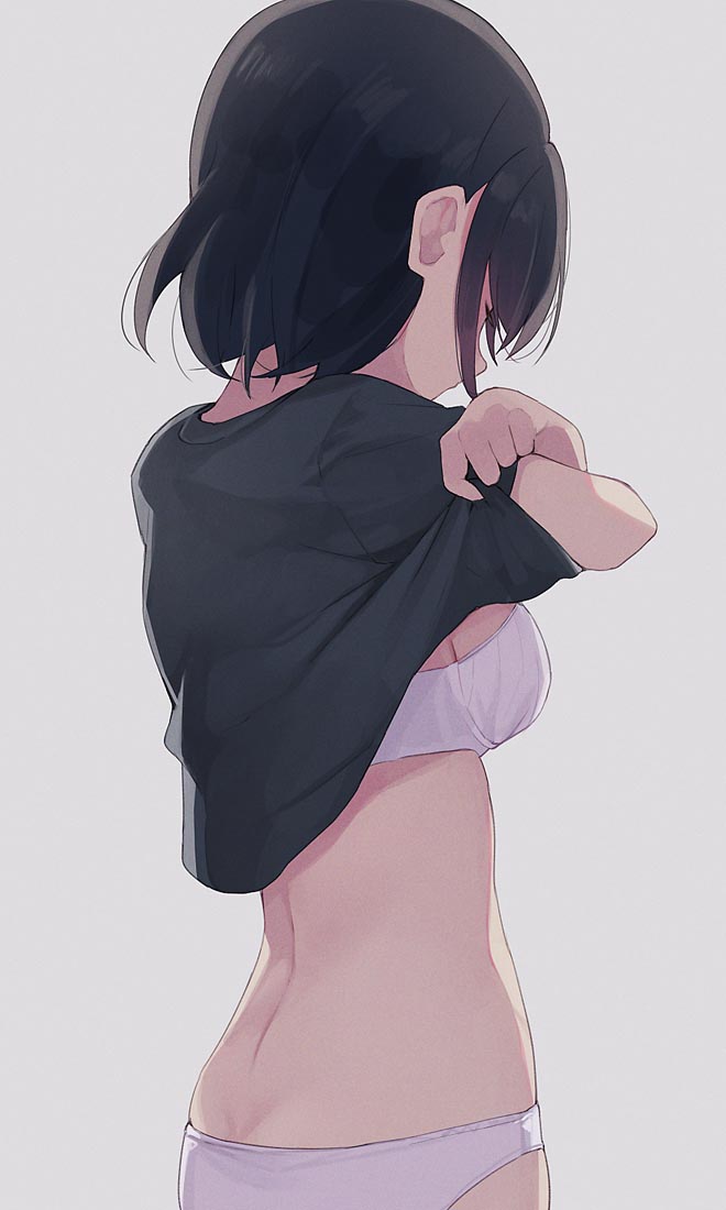 每日好图：二次元美少女内衣【 画师：ヒロき】