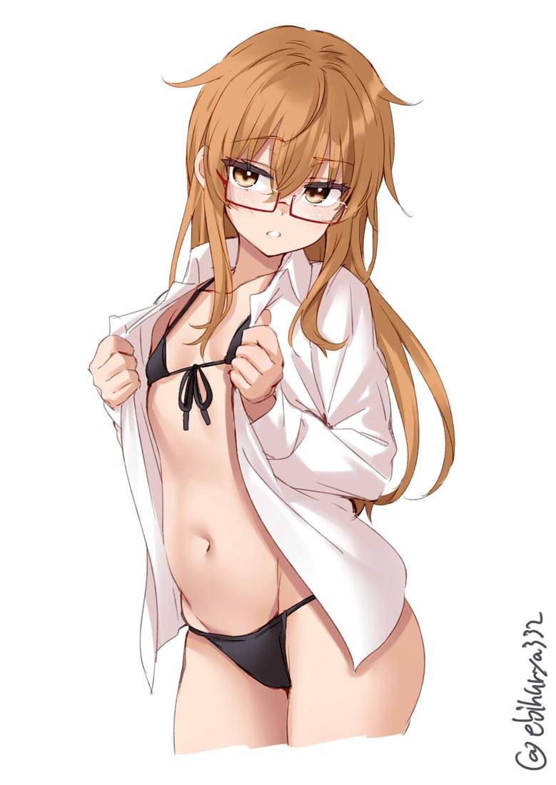 每日好图：肉感美少女【 画师：えびふりゃ】