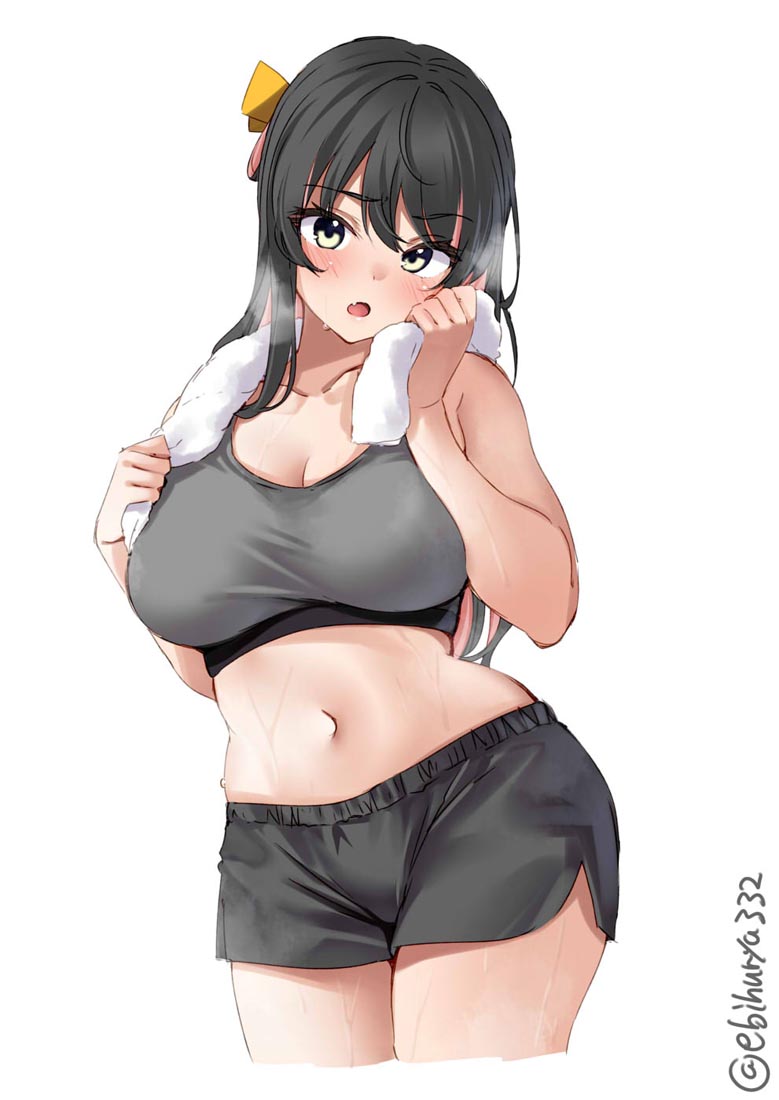 每日好图：肉感美少女【 画师：えびふりゃ】