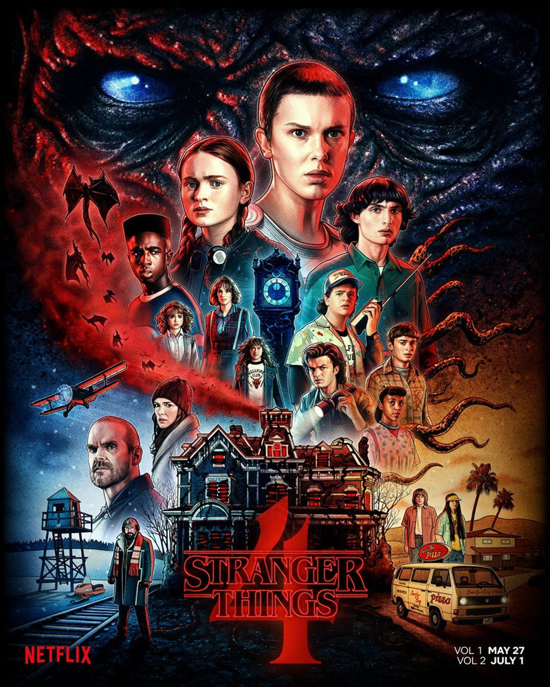 Netflix剧集《怪奇物语》第四季新海报公开，5月开播