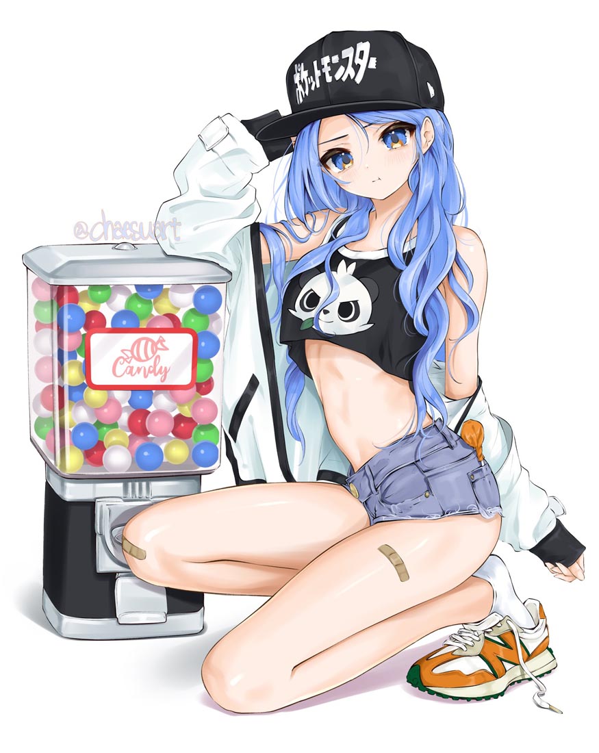 精美画集：蓝发女孩【画师：chaesu】