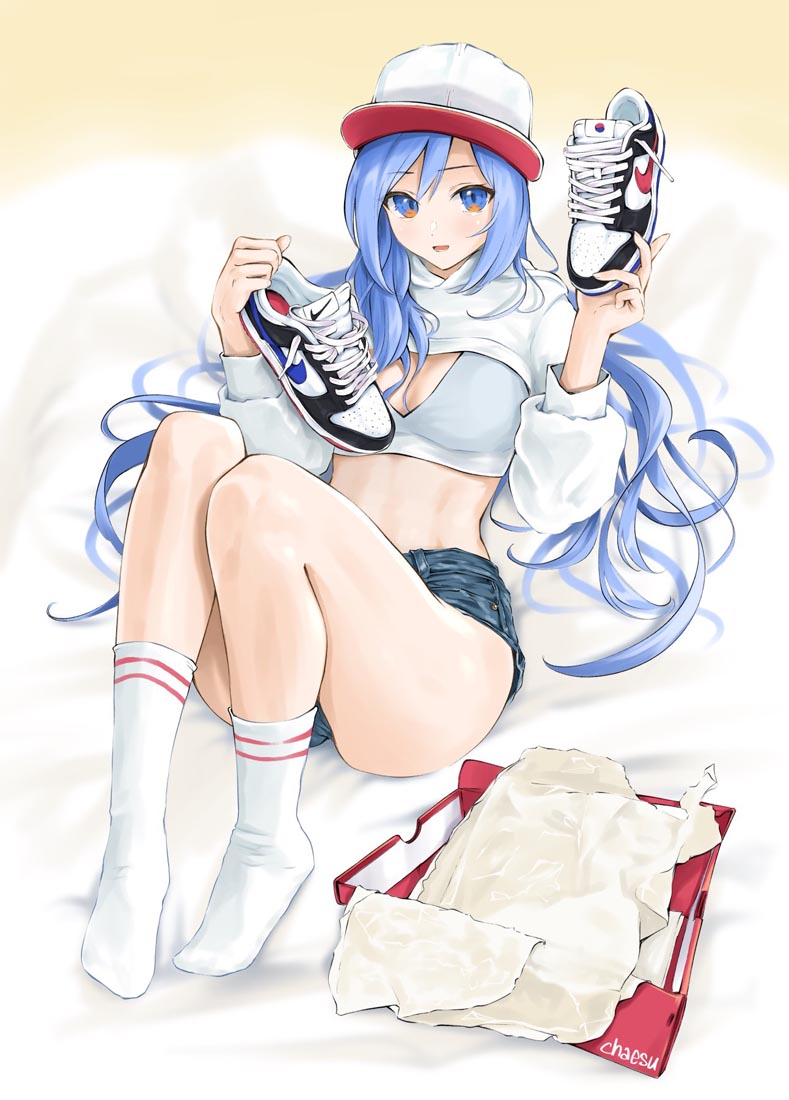 精美画集：蓝发女孩【画师：chaesu】