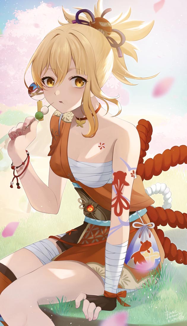 【原神同人图系列】#午安【220720】
