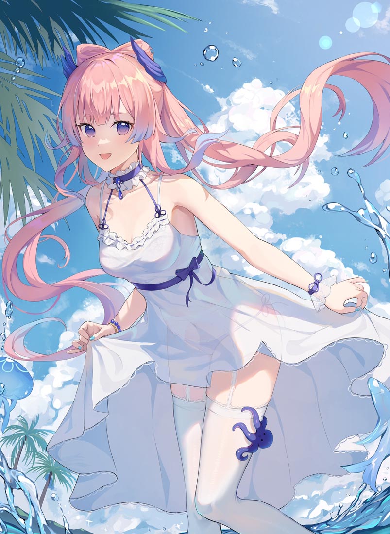 【同人插画原神】#晚安【220802】