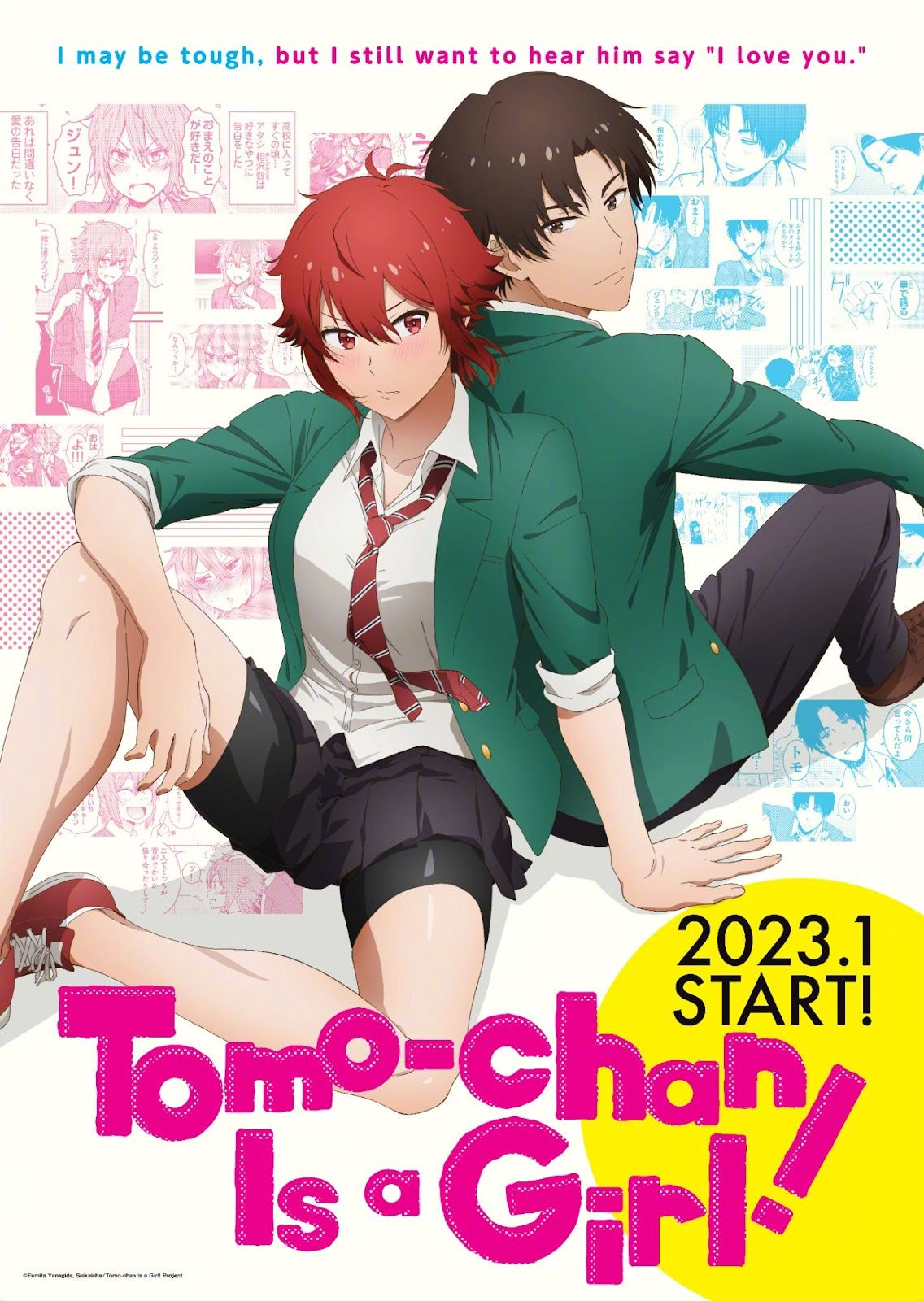搞笑漫画《智酱是女生》宣布TV动画化,2023年1月开播插图 搞笑漫画《智酱是女生》宣布TV动画化,2023年1月开播