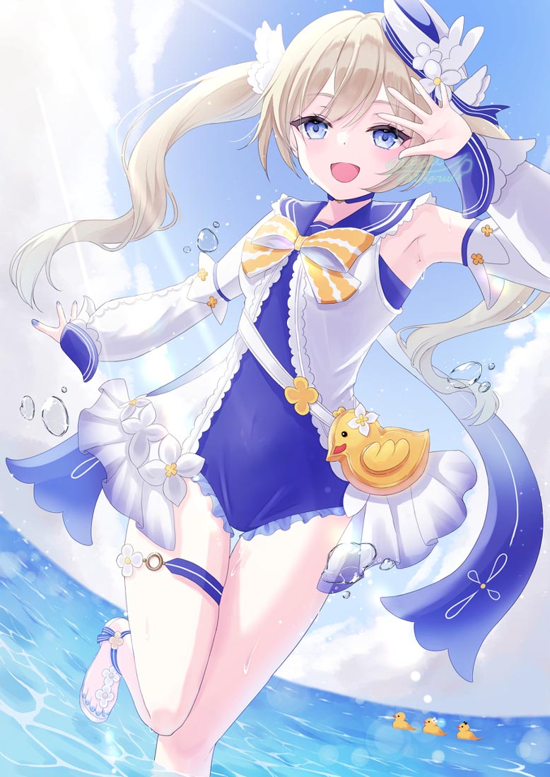 【同人插画原神】#晚安【220802】