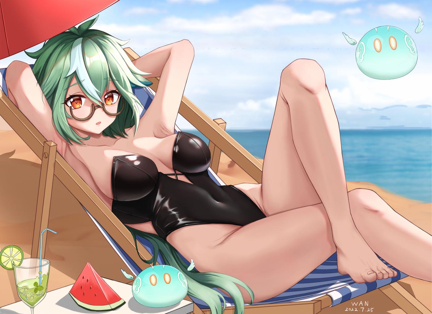 【Pixiv—原神图】#晚安【220822】