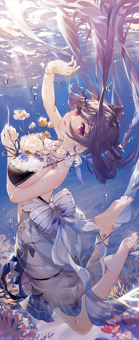 【原神同人图】#晚安【221008】