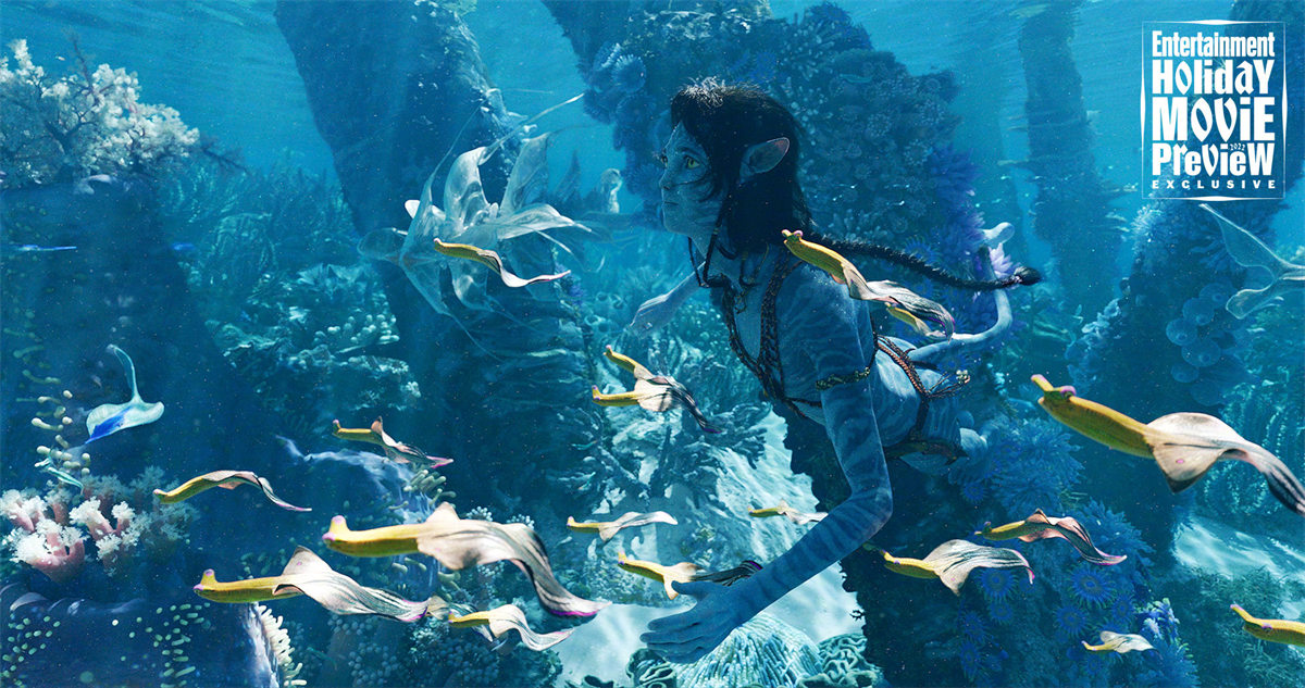 科幻电影《阿凡达2：水之道》新剧照发布，12月15日上映