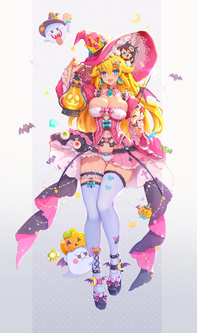 每日好图：《超级马里奥》碧琪公主【画师：MushroomMirror】