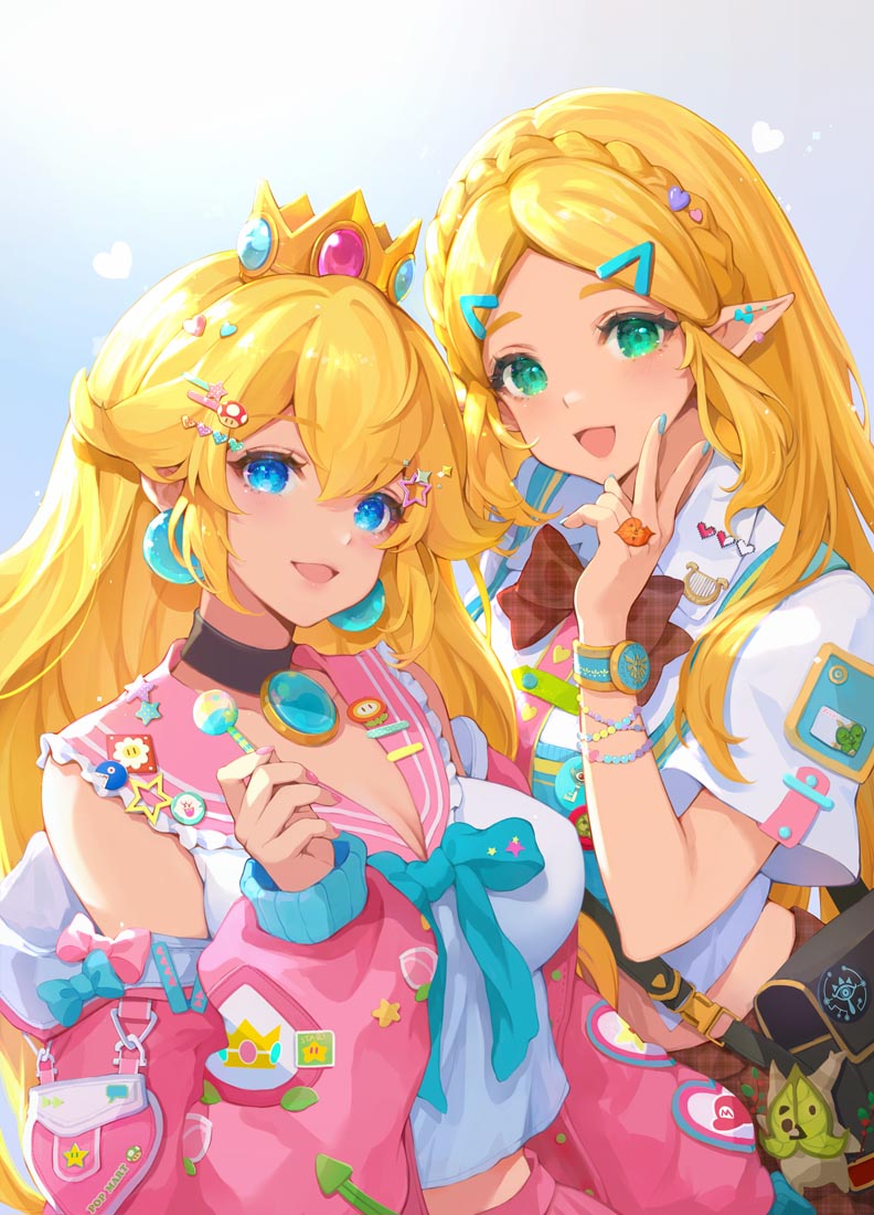 每日好图：《超级马里奥》碧琪公主【画师：MushroomMirror】