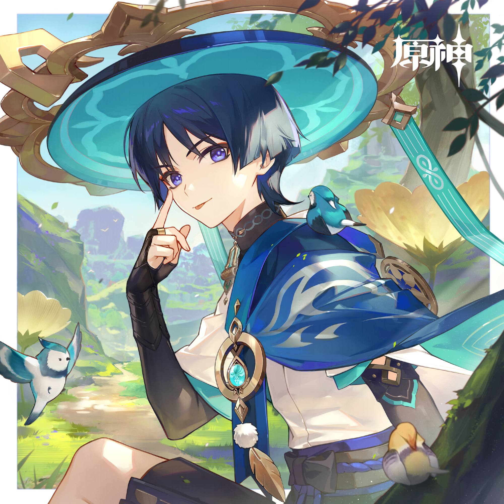 原神：“流浪者” 生日快乐 官方贺图