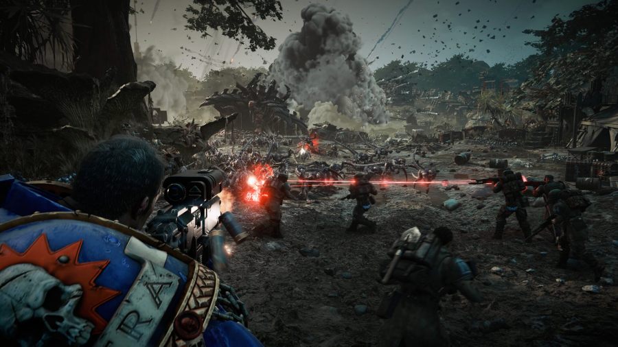 第三人称射击游戏《战锤40K：星际战士2》实机截图公布