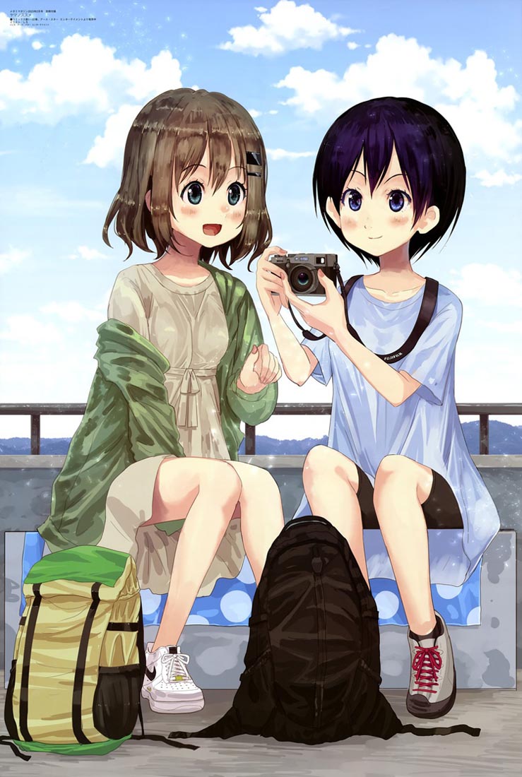 新番动画美少女版权绘「Megami MAGAZINE」2023年2月号