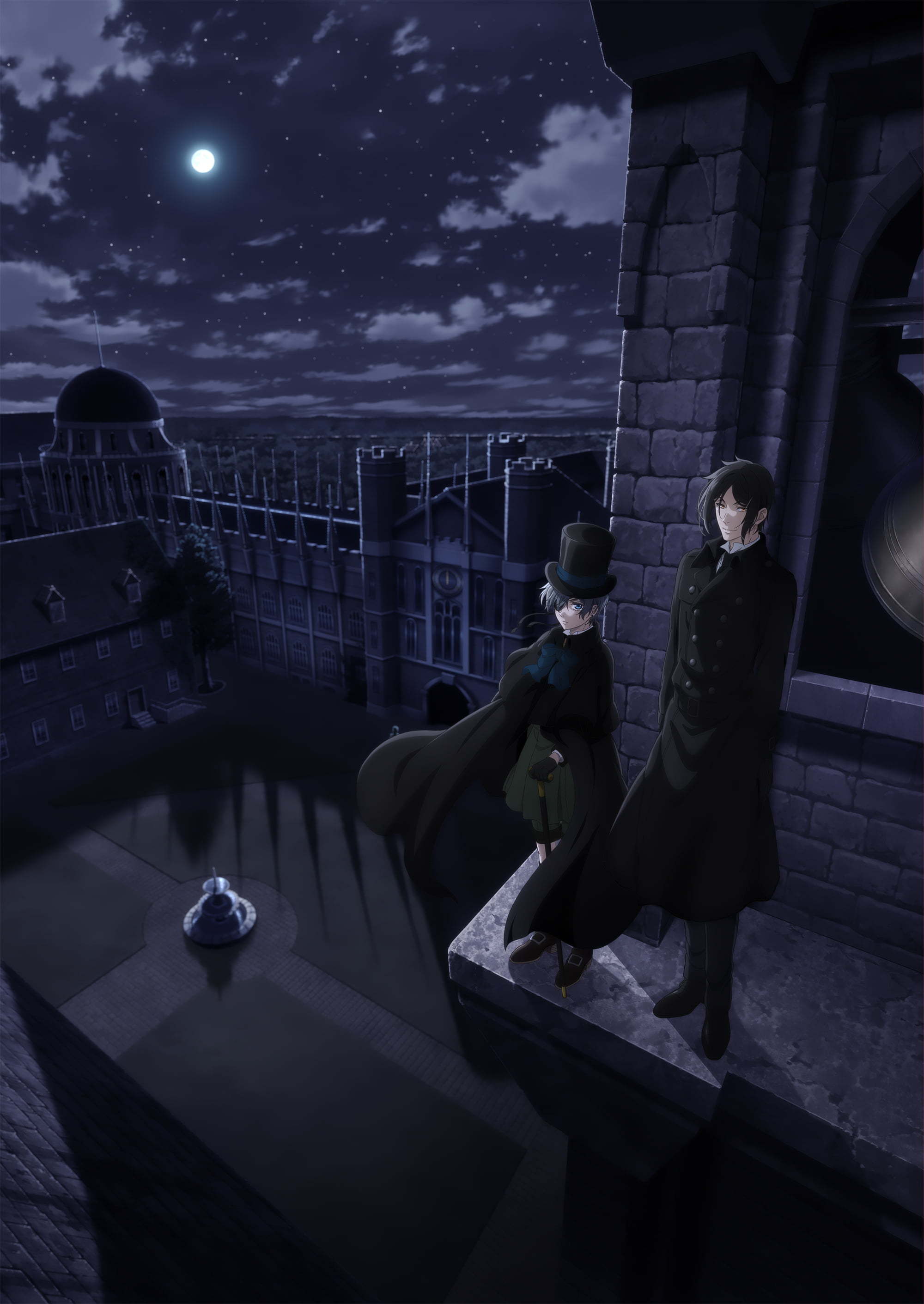 《黑执事》完全新作动画制作决定，先导PV和视觉图公开，2024年开播