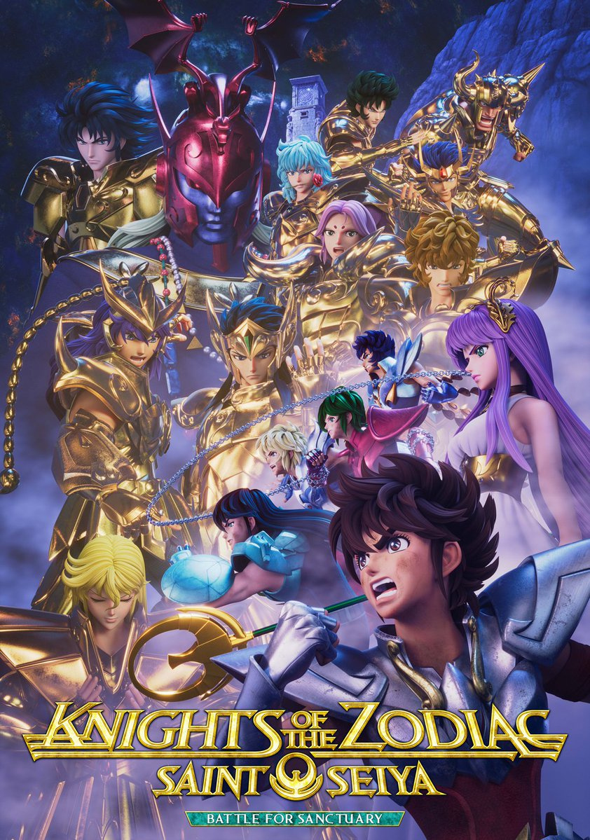 3DCG动画《圣斗士星矢：黄道十二宫战士》Part2 先导预告公开，将于2024年1月上线