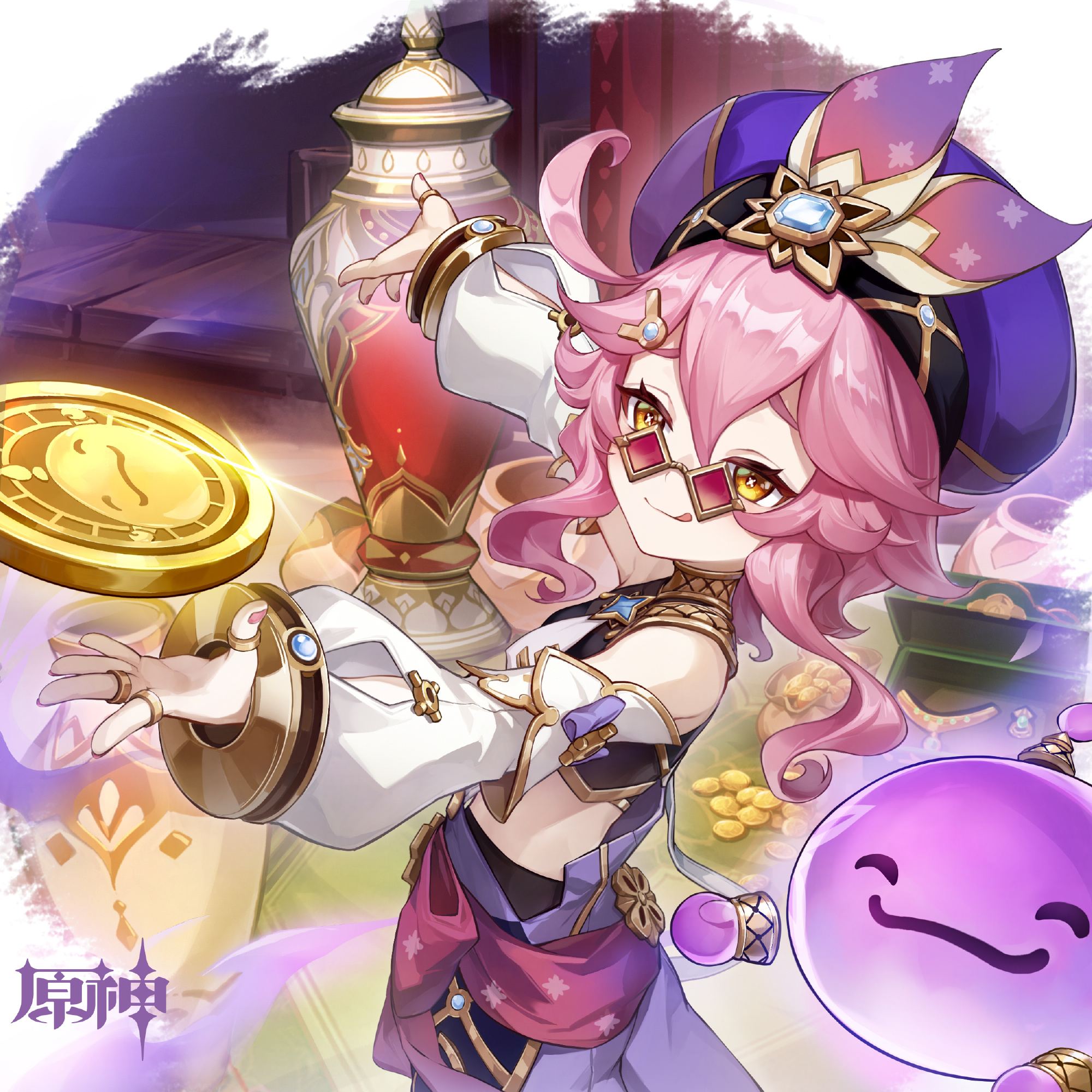 原神：“多莉” 生日快乐 官方贺图