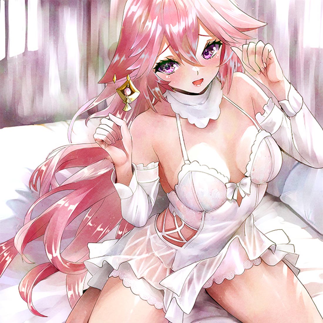 【240205】二次元美少女插画#早安