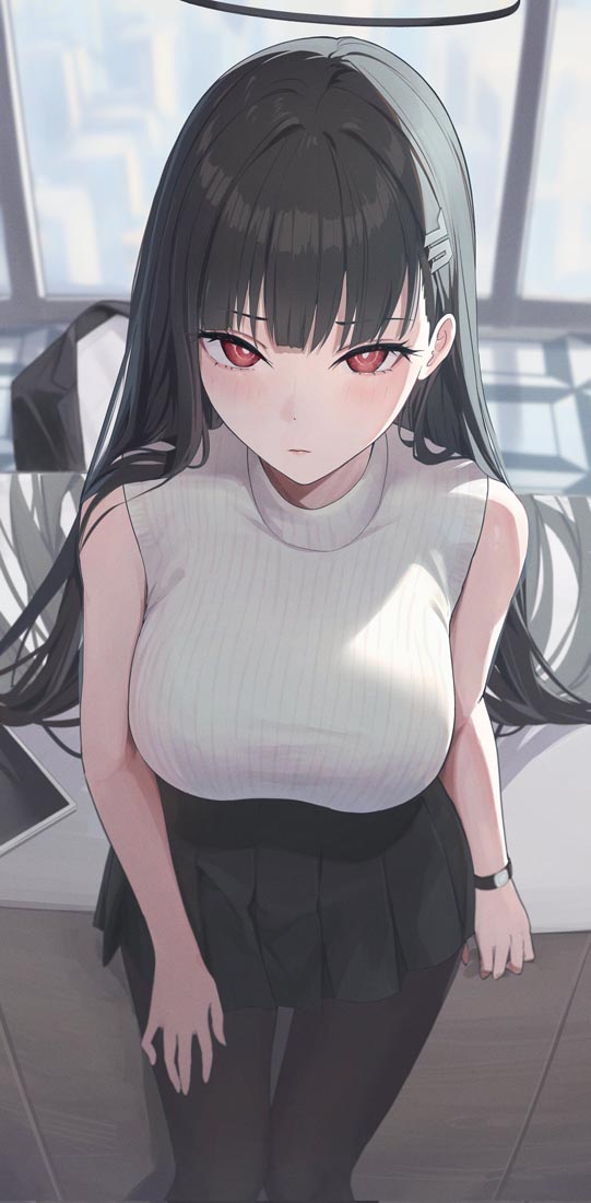 【240205】二次元美少女插画#午安