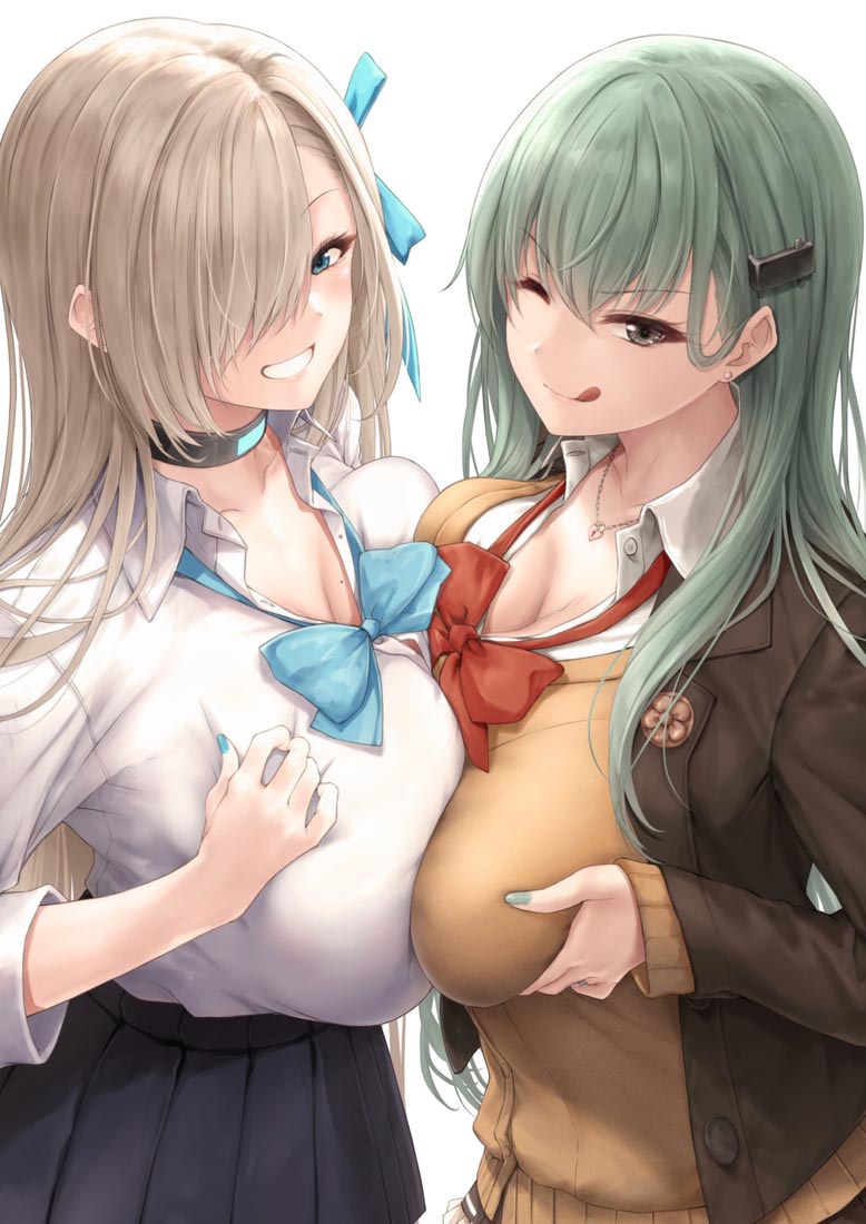 【240205】二次元美少女插画#午安