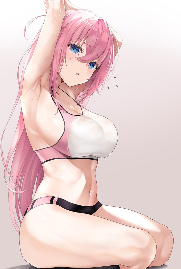 【240205】二次元美少女插画#午安