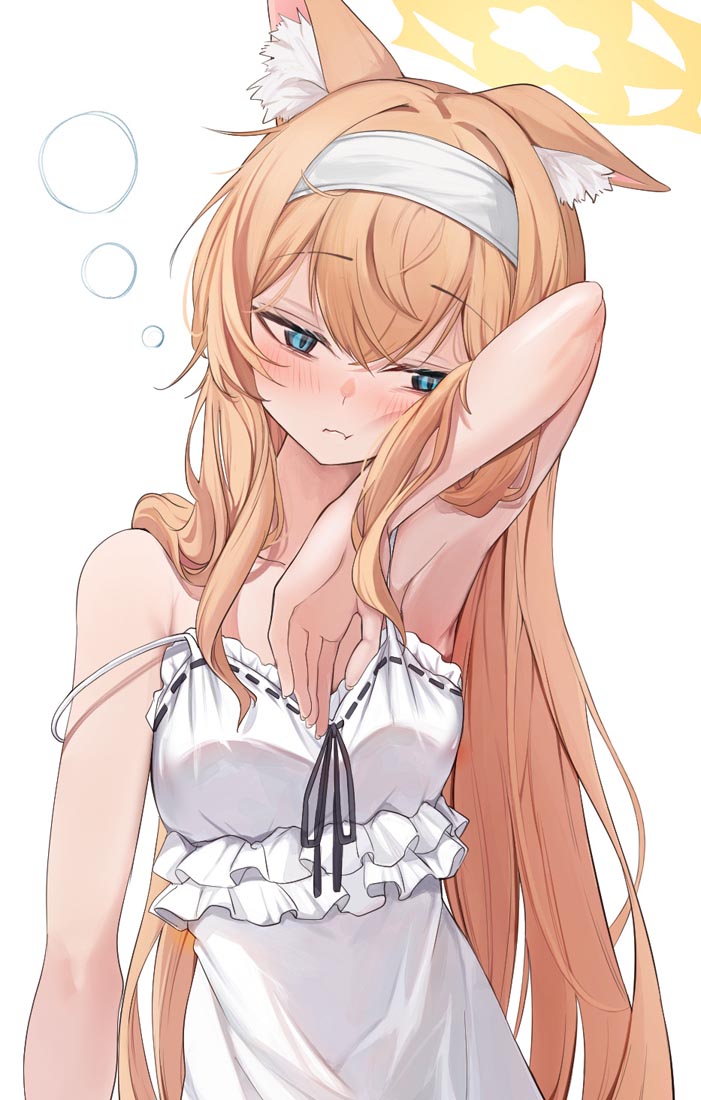 【240205】二次元美少女插画#午安