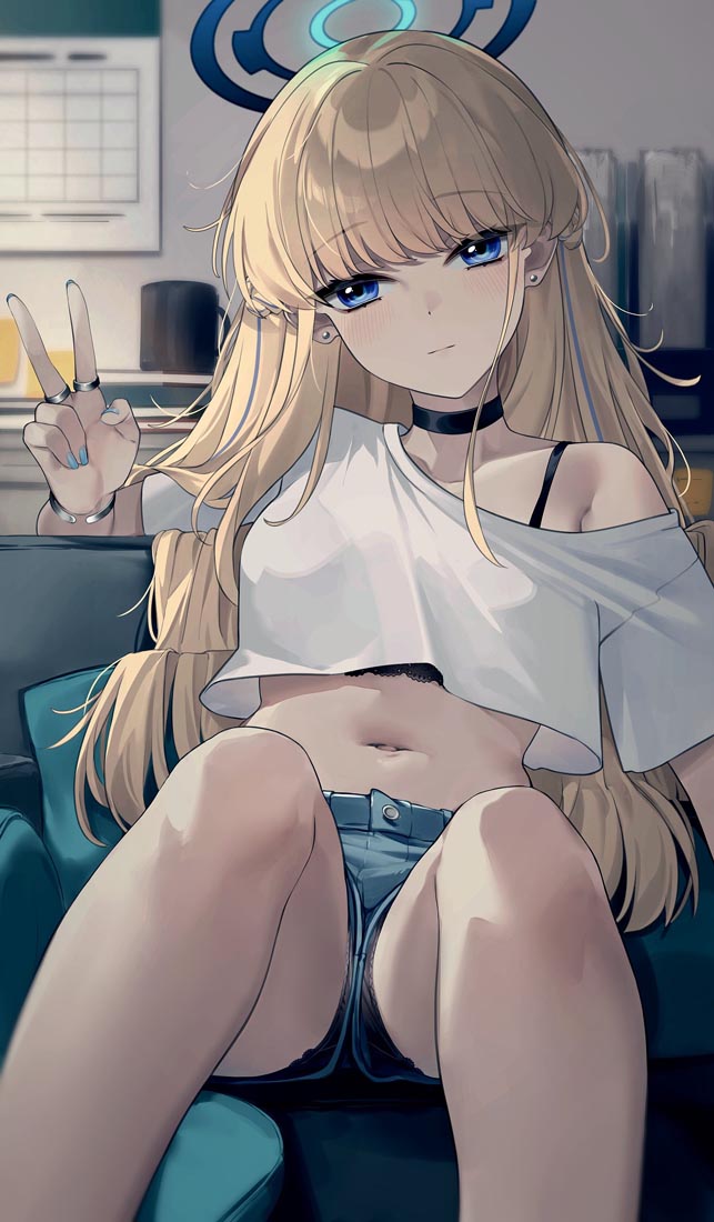 【240205】二次元美少女插画#午安