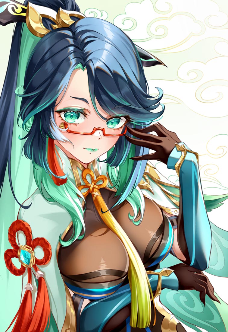 【240205】二次元美少女插画#晚安
