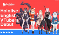 面向英语市场的虚拟主播团体「hololive English」正式公开!