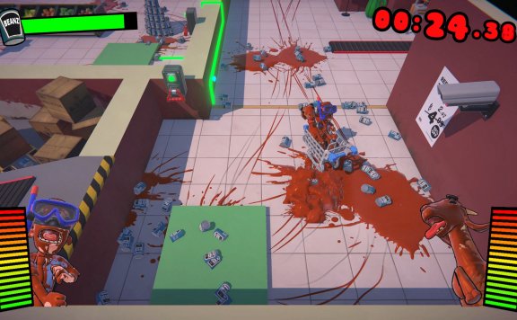 超市血拼竞速游戏！《超市尖叫购物车》即将登陆PS4、Switch和Steam