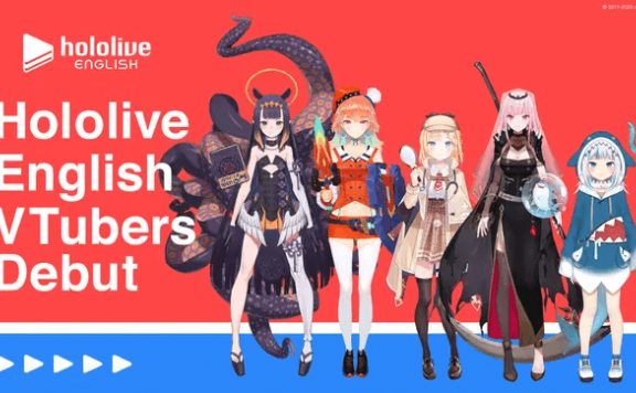 面向英语市场的虚拟主播团体「hololive English」正式公开！